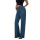 thumbnail image 3 of Sunloudy - Pantalones vaqueros para mujer, pantalones de pierna ancha transpirables que combinan con todo con bolsillos para vacaciones, citas, fiestas, compras Sunloudy  XS, S, M, L, 3 of 8