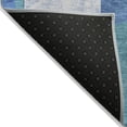 thumbnail image 3 of Addison Rugs Chantille Indoor/Outdoor Transitional Mid Century Teal Washable Round Rug, 8' x 8', 3 of 6