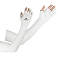 thumbnail image 2 of Amdohai Cooling Arm Sleeves with Ergonomic Fingers Men Women Sun Protection Long Arms Sleeves Cover for Cycling Driving Running Golfing Football Basketball, 2 of 7