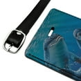 thumbnail image 2 of Dolphin Pals Ocean Diving Rectangle Leather Luggage Card Suitcase Carry-On ID Tag, 2 of 8