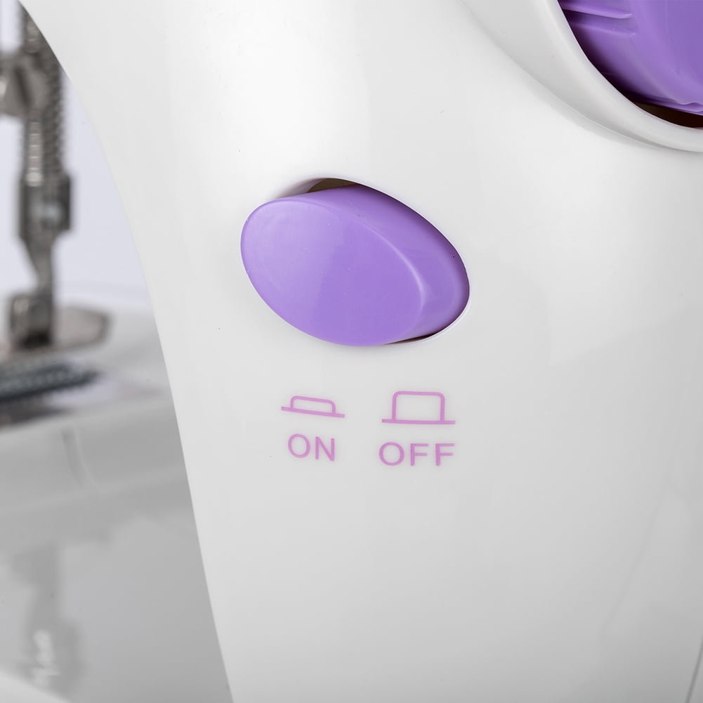 Lowestbest FHSM-202 Sewing Machine with Extension Table, Portable Household Electric Desktop, Multifunctional Seaming Machine, White&Purple Lowestbest FHSM-202 Sewing Machine with Extension Table, Portable Household Electric Desktop, Multifunctional Seaming Machine, White&Purple