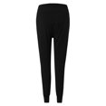 thumbnail image 5 of QENGING Womens Pants Maternity Print Solid Color Casual Stretchy Comfortable Lounge Sweatpants Black L on Clothes, 5 of 9