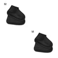 thumbnail image 3 of Cubierta de zapatos Billuyoard Protector de zapatos impermeable de silicona antideslizantes resistentes al desgaste Negro METRO 2Conjunto, 3 of 6