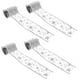 thumbnail image 1 of EeaseMX 4 rollos de cinta navideña para decoración de regalos, cintas decorativas para manualidades navideñas, 1 of 7