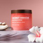 Shea Sugar Scrub, Coconut Hibiscus, 18 oz
