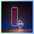 thumbnail image 2 of Shinelab Open Direction Neon Sign, Open Welcome Wall Art Light, Bar Club Home Wall Decor 01263, 2 of 4