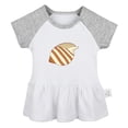 thumbnail image 1 of Animal Conch Pattern Dresses For Baby, Newborn Babies Skirts, Infant Princess Dress, 0-24M Kids Graphic Clothes (Gray Raglan Dresses, 18-24 Months), 1 of 4