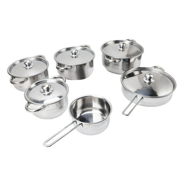 Juego De Utensilios De Cocina, Juego De Utensilios De Cocina De 7 Piezas, Cacerola Para Leche De Un , Olla Para Sopa De Doble Oreja, Multifuncional Para Cocina