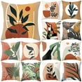 thumbnail image 2 of Dsseng Leaf Pattern Printing Square Pillow Case Home Bed Sofa Supplies Cushion Cover, 2 of 12