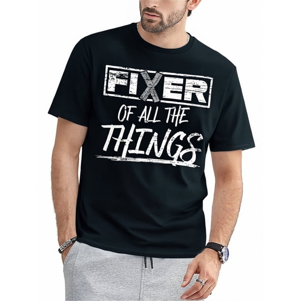 Camiseta desgastada "El que arregla todo lo que tiene", "El hombre manitas", "Camisetas de ocio"