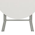 thumbnail image 3 of Flash Furniture 2.63-Foot Round Granite White Plastic Folding Table, 3 of 8
