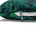 thumbnail image 4 of Tropical Pet Bed, Leaves Hibiscus Plumeria Jungle Trees, Chew Resistant Pad for Dogs and Cats Cushion with Removable Cover, 24" x 39", Indigo Jade Green, by Ambesonne, 4 of 4