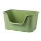 thumbnail image 5 of Cajas de arena para gatos de lados altos, bacinilla, inodoro para gatitos, contenedor de arena para gatos de lados altos Verde S, 5 of 9