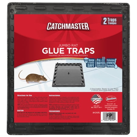 Ap & G Co Catchmaster 2 Pack Extra Large Rat Trap Non-Toxic Ready To Use Home &