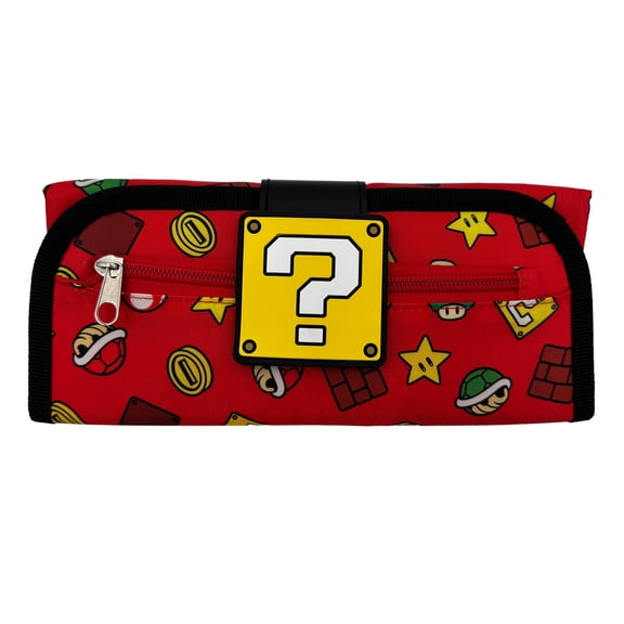 Nintendo Super Mario Utility Pencil Pouch for Elementary Students