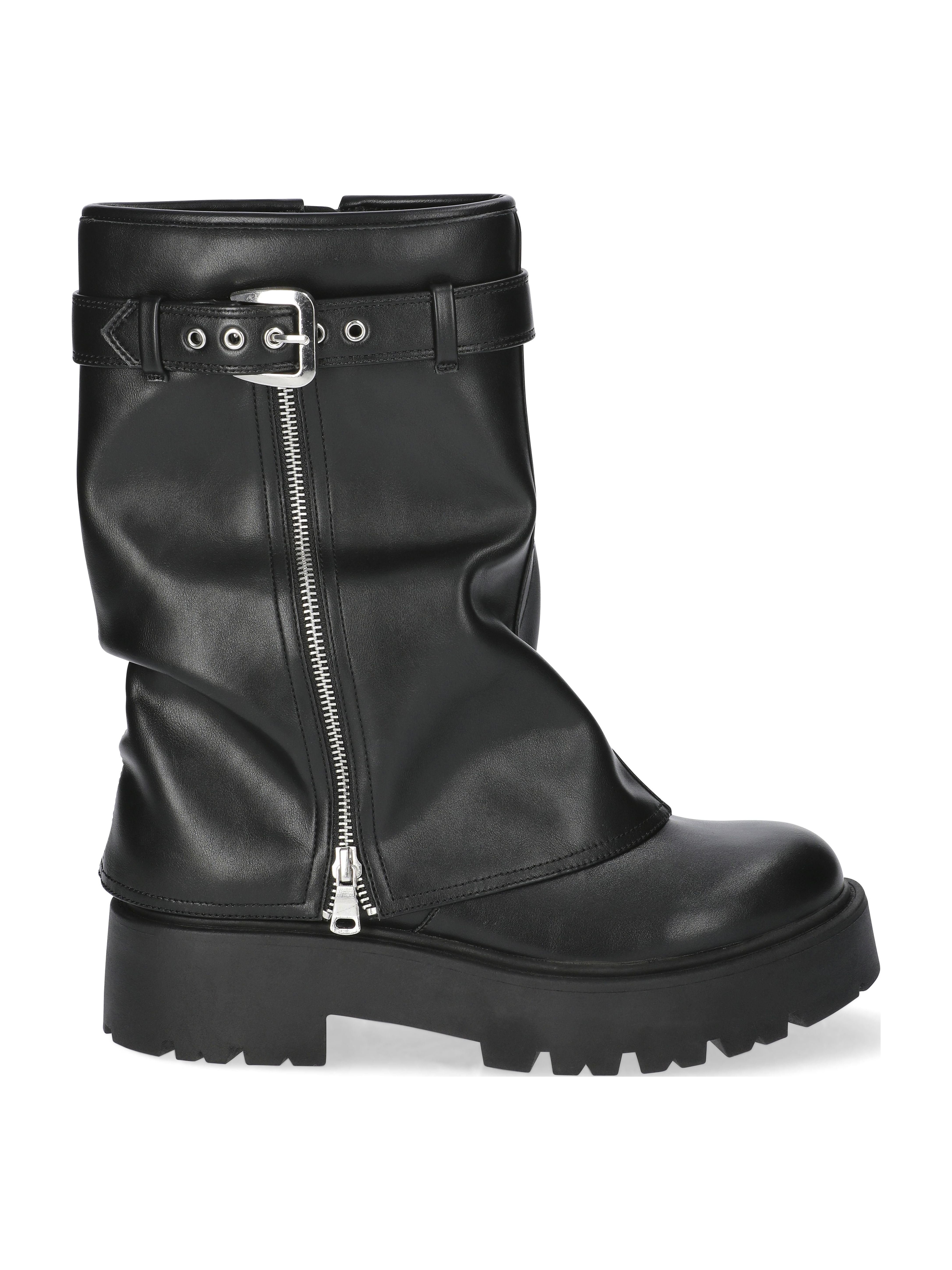 No Boundaries Women's Foldover Moto Boots