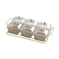 thumbnail image 4 of Baoblaze Candy Nut Serving Container Dried Fruit Tray with Lid for Candy Snacks Fruit 6 Grids, 4 of 8