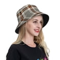 thumbnail image 2 of PAYOHTO Classic Plaid Bucket Hats for Women Men, Beach Summer Outdoor Fisherman Hat for Boy Girl, 2 of 8
