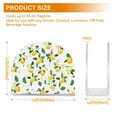 thumbnail image 3 of Lemon with Leaves Flowers Acrylic Napkin Holder Clear Paper Tissue Dispenser Kitchen Dining Room Bathroom Party Hotel, 3 of 8