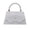 Silver, variant on Hfnxid Shiny Crystal Evening Clutch Bag Top Handle Handbag Wedding Party Bride Purse