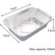 thumbnail image 2 of Juego de 20 Cuencos de Aluminio Desechables - Para Asar, Asar, Cocinar - 15 x 12 x 5 cm - 420 ml (sin tapa) JAMW Sencillez, 2 of 5