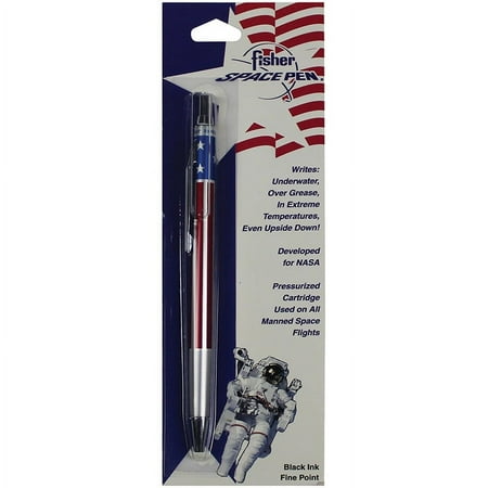 Fisher Space Pen All Metal Space Pen w/American Flag Design Fine Point