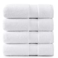 thumbnail image 1 of Toallas de baño algodón (Paquete de 4, 71 x 137 cm) - Sin torsión - Toallas Grandes para baño - Secado rápido, Muy Suaves y absorbentes - Calidad para Hotel y SPA - Juego de Toallas b, 1 of 8