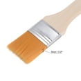thumbnail image 3 of Uxcell 1.1" Width Small Paint Brush Nylon Bristle with Wood Handle Painting Tool 10 Packs, 3 of 5