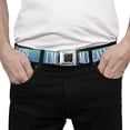 thumbnail image 3 of Buckle-Down Belt, Seatbelt Buckle Belt, Im Really A Mermaid Sparkle Turquoise Blues White, Youth 22 to 32 Inches, 3 of 9