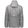 thumbnail image 4 of Holloway Sportswear S Packable Full Zip Jacket Athletic Grey 229582, 4 of 5