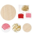 thumbnail image 2 of Nail Winding String Art Kit Assorted Color Wood Heart Shape Diy Festival Decoration 1 Set, 2 of 8
