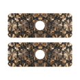 thumbnail image 7 of Yayeee Faucet Mat for Kitchen Sink 14.7" Diatomite Long Splash Guard Pad, Metallic Flower, 2 Pack, 7 of 7