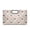 Beige American Flag Flower, variant on FOR U DESIGNS Brown Turtle Heart Print Top Handle Clutch Purse for Women PU Leather Evening Handbag with Detachable Shoulder Chain for Wedding and Prom