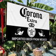 thumbnail image 3 of Bandera colgante con patrón creativo de cerveza C-Corona E-Extra, bandera impresa de poliéster, bandera tirada a mano, 3 of 5