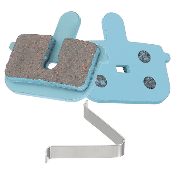 Disc Brake Pad 1.34" x 1.14" Semi-Metallic Bike Brake Pads with Spring for BB7 M355 M446 M640 Mountain Road Bikes, Blue