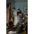 thumbnail image 2 of Henri Gervex 11x14 Black Ornate Wood Framed Double Matted Museum Art Print Titled: Nana, 2 of 5