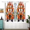 thumbnail image 2 of Gnomes Car and Leaves Black Out Curtains Aesthetic for Bedroom Living Room Sliding Glass Doors Kitchen Windows 2 panels set, 2 of 5
