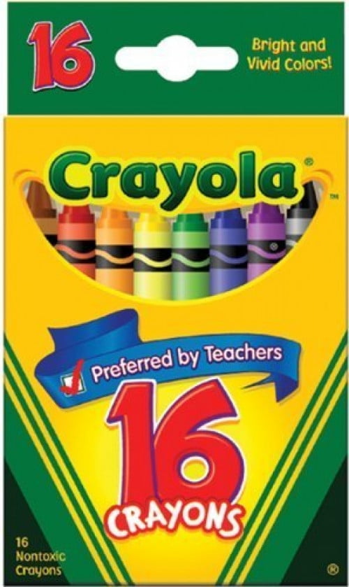 Crayola Crayons 8/Pkg 52-3008 Includes 5 Color Flag Set 12-Pack