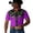 L175-Purple, variant on xfsWaSs Stylish Shirts For Men Western Cowboy Shirt Printed Casual Button Down Short Sleeve Shirts Comfortable Fit Blouses Festival Party Tops