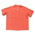 thumbnail image 2 of Habit Men's Short Sleeve Blue Springs 40+ UPF Quick Dry River Shirt, TS10479 (Spiced Coral, 4XL), 2 of 2