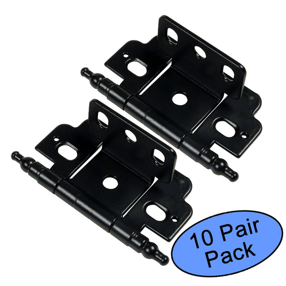 Cosmas 13180FB Flat Black 3/4" Inch Full Inset Partial Wrap Ball Tip