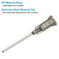 thumbnail image 3 of 16Ga Dispensing Needles, 102PCS 1 Inch Industrial Blunt Tip Dispensing Needle Syringes with Luer Lock Needle for Refilling Liquid Inks Adhesive Glue Oil,Gray, 3 of 5