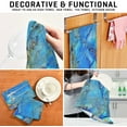 thumbnail image 7 of SKYSONIC 1 Pack Blue Context Kitchen Towels Soft Absorbent Dish Towels Reusable Tea Towels Set 28 x 18 Inch, 7 of 7
