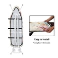 thumbnail image 4 of HELLHERO Ironing Board Covers Elastic Edge Lightweight & Breathable Hook and Loop Fastener Dragonfly Floral Dust-Proof 15x54 Inch(No Padding), 4 of 5