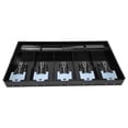 thumbnail image 2 of Cash Box, Cash Tray, Five Compartment Portable Large Capacity Durable For Shops Supermarkets, 2 of 8