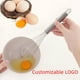 thumbnail image 4 of Batidor de huevos manual de acero inoxidable, batidor de clara de huevo y crema multiusos, batidora de mano, utensilio de cocina para hornear, 4 of 5