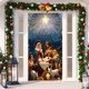 thumbnail image 5 of Arco de puerta navideño de 6,56 x 2,95 pies para decorar fiestas navideñas., 5 of 6