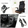 thumbnail image 3 of DEELLEEO Back Massager 5-Horse Massage Chair Pad for Car and Office 8 Modes 3 Adjustable Intensity Multi-Function Massager for Chair Bed and Sofa Black, 3 of 8