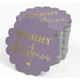 thumbnail image 4 of Inkdotpot Real Gold Foil Merry Christmas Tags Favor Hang Paper Tags 50 Piece, 4 of 7