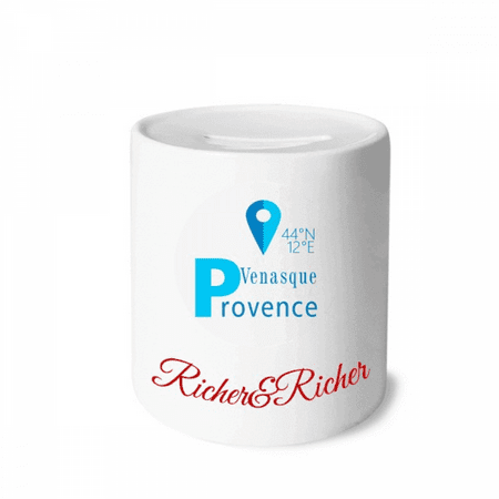 

Provence Geography Coordinates Trave Rich and Rich Bank Saving Box Coin
